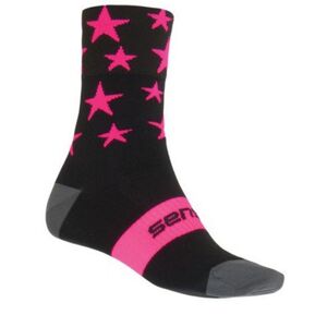 Ponožky Sensor Stars čierna ružová 16100064 3/5 UK